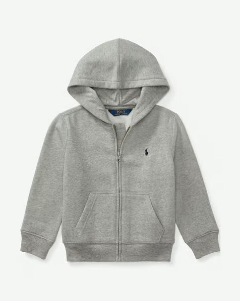 Polo Ralph Lauren 拉鍊連帽外套 灰色 童裝